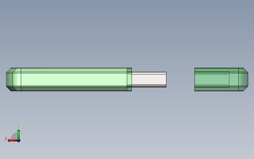 u盘2_SOLIDWORKS 2017_模型图纸下载 – 懒石网