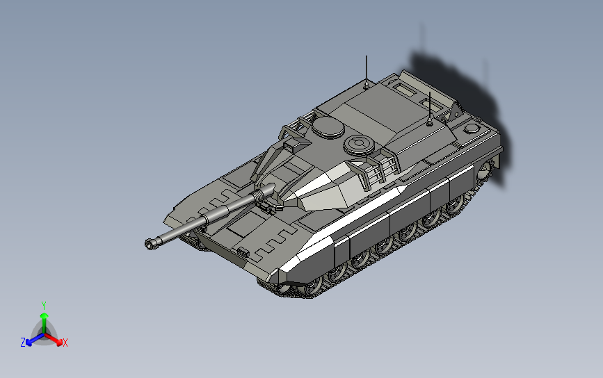 一种玩具坦克模型（altay）