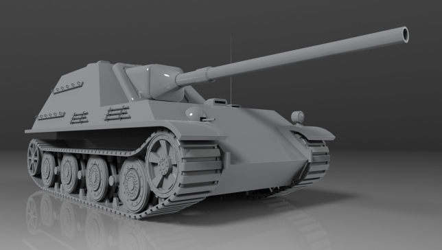 一种坦克歼击车模型（jagdpanther-ii猎豹2）