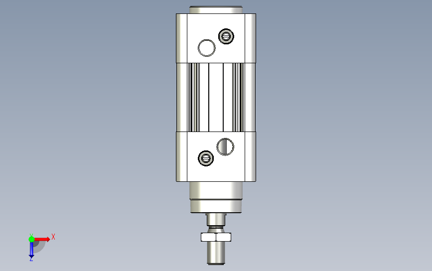 标准气缸x行程dsbc 32 1 Ppva N3 0 Step 模型图纸下载 懒石网