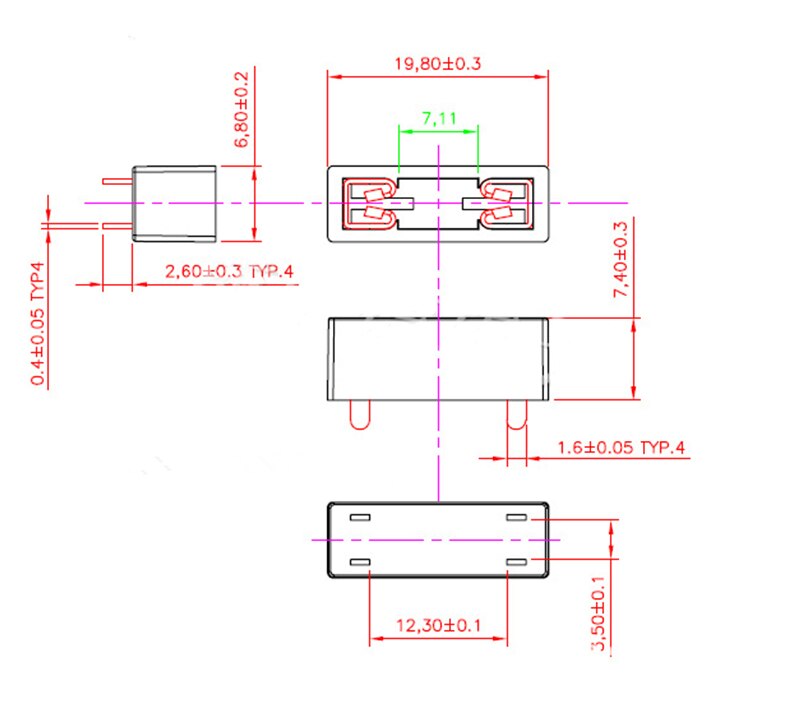 通用汽车保险丝座 PCB