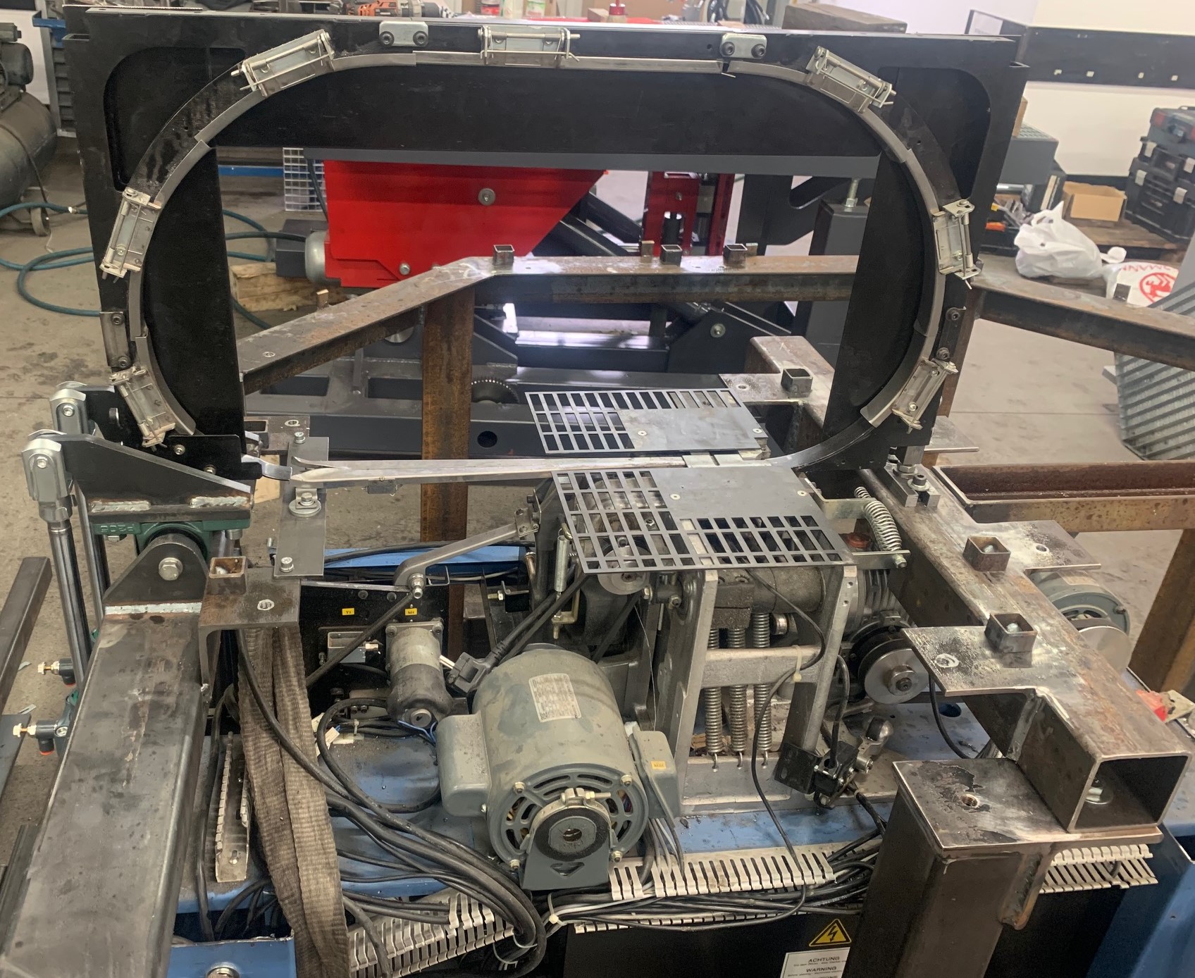 自动捆扎机-捆扎金属板卷