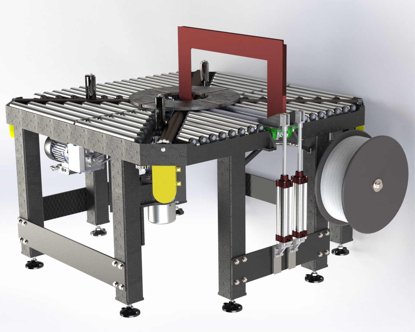 自动捆扎机-捆扎金属板卷