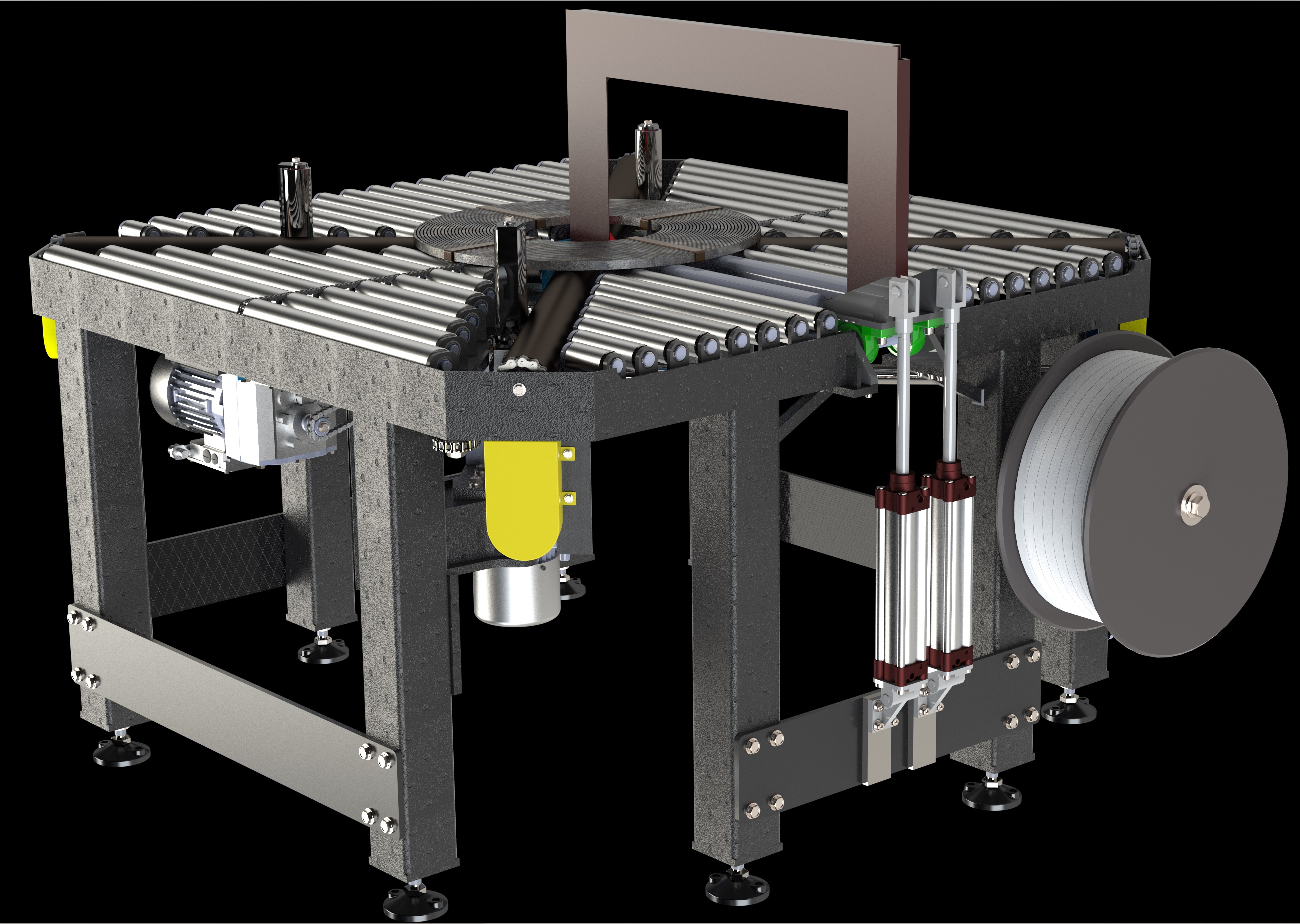 自动捆扎机-捆扎金属板卷