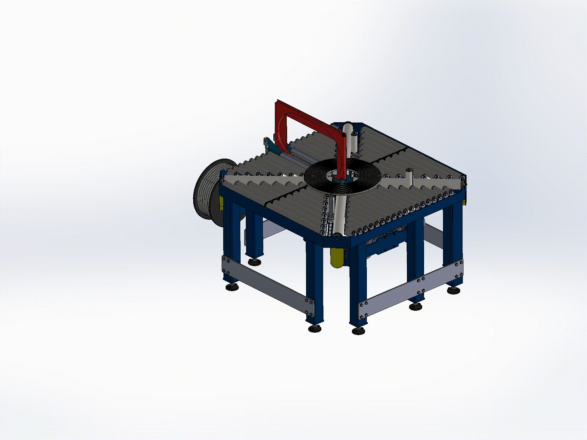 自动捆扎机-捆扎金属板卷