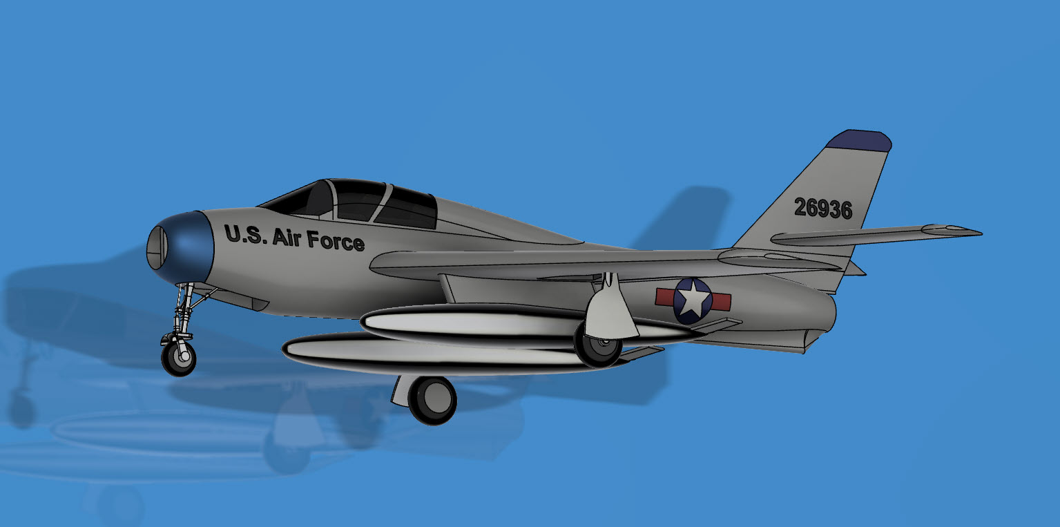 美国 F-84F 雷电