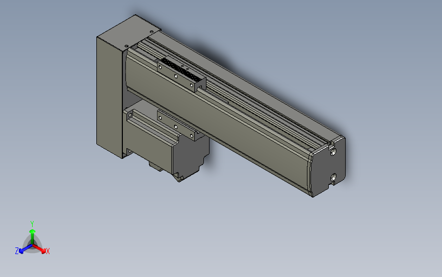 TRH6-L10-S100-B-P20直线模组_STEP_模型图纸下载 – 懒石网