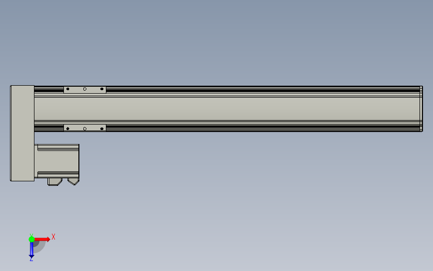 TRH8-L10-S500-B-P20直线模组_STEP_模型图纸下载 – 懒石网