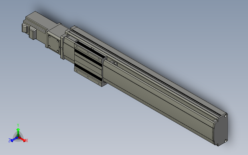 TRH10-L10-S400-A-P40直线模组_STEP_模型图纸下载 – 懒石网