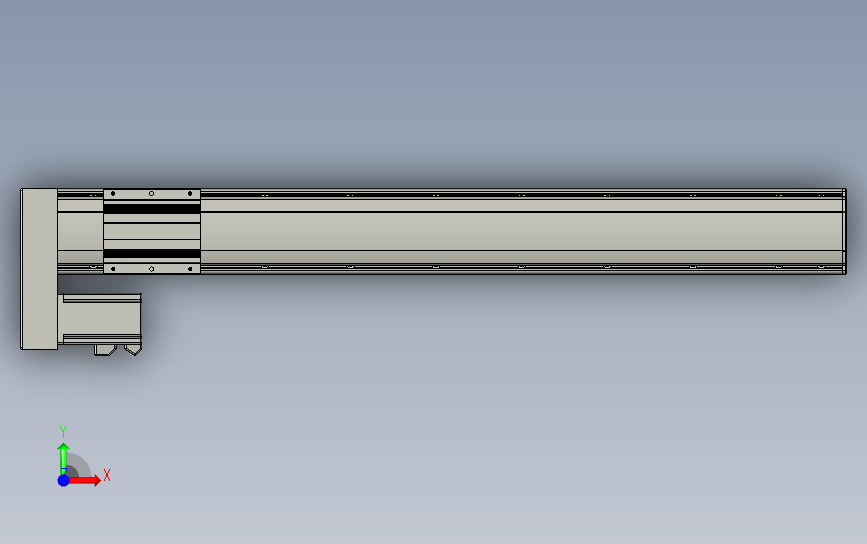 TRH10-L10-S700-B-P40直线模组_STEP_模型图纸下载 – 懒石网