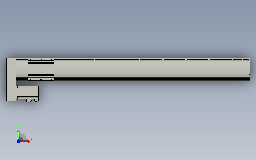 TRH10-L10-S800-B-P40直线模组_STEP_模型图纸下载 – 懒石网