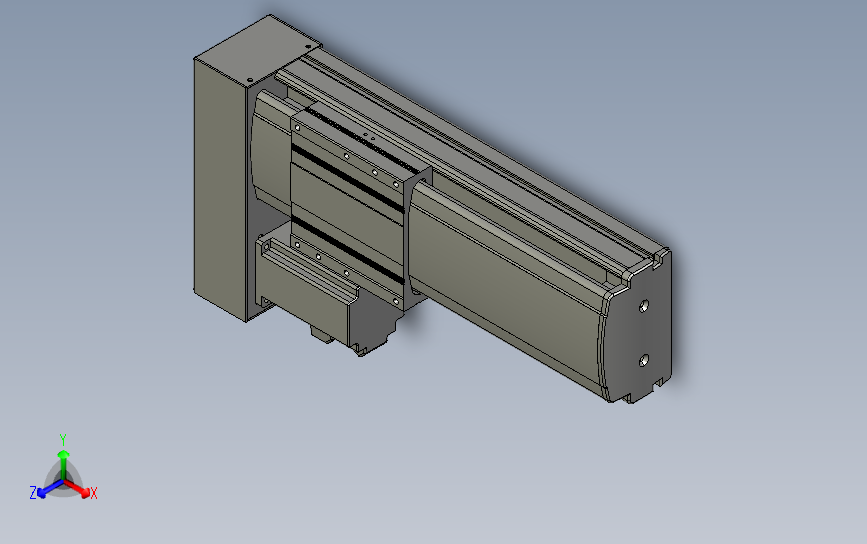 TRH10-L10-S850-A-P40直线模组_STEP_模型图纸下载 – 懒石网