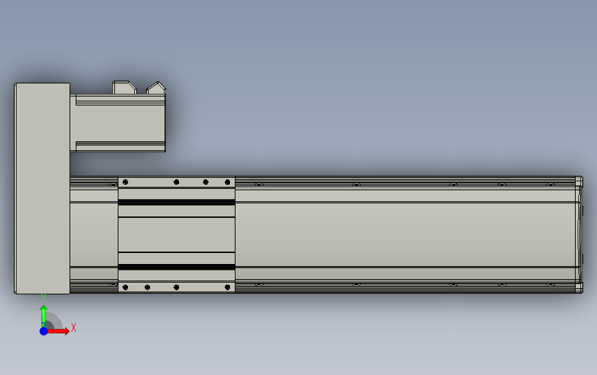 TRH12-L10-S300-C-P40直线模组 正面视图