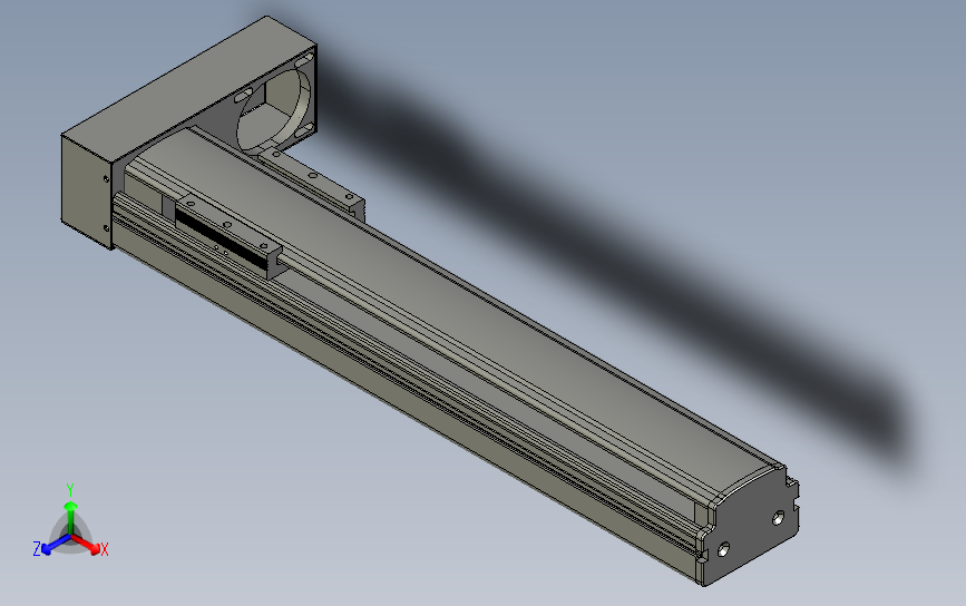 KRH8-L10-S300-C直线模组_STEP_模型图纸下载 – 懒石网