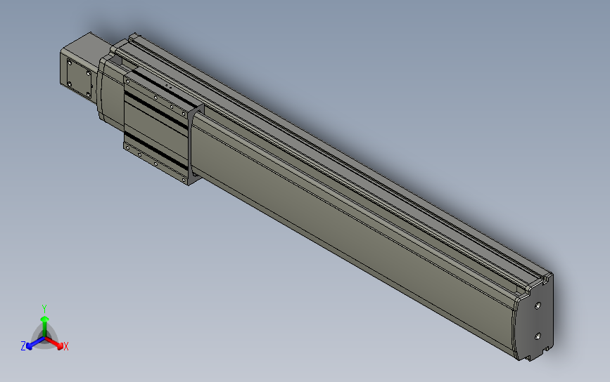 KRH12L10S550A直线模组_STEP_模型图纸下载 懒石网