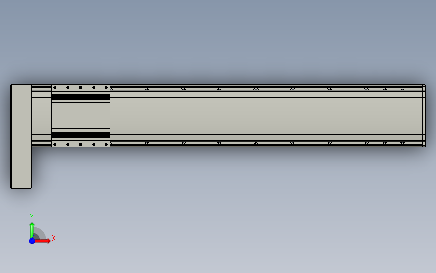 KRH17-L10-S800-B直线模组_STEP_模型图纸下载 – 懒石网