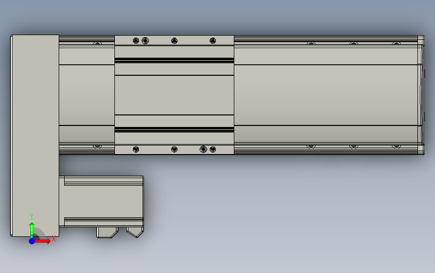 TRH14-L10-S150-B-P40直线模组_STEP_模型图纸下载 – 懒石网