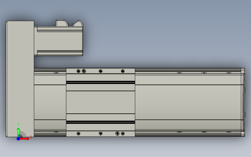 TRH14-L10-S150-C-P40直线模组_STEP_模型图纸下载 – 懒石网