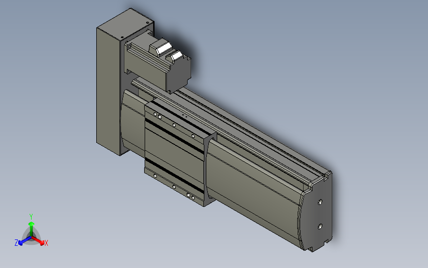 TRH14-L10-S150-C-P40直线模组_STEP_模型图纸下载 – 懒石网