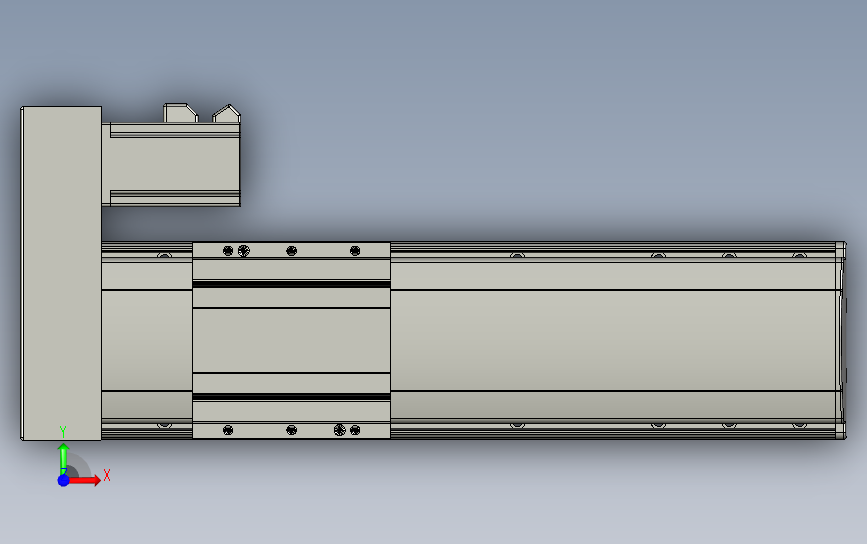 TRH14-L10-S250-C-P40直线模组_STEP_模型图纸下载 – 懒石网