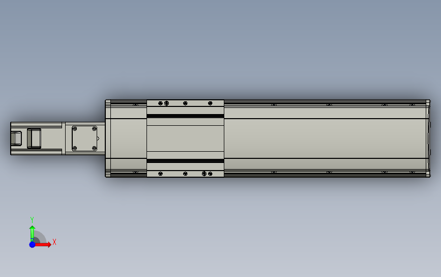 TRH14-L10-S300-A-P40直线模组_STEP_模型图纸下载 – 懒石网
