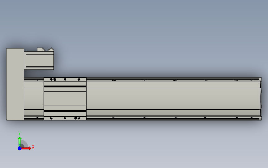 TRH14-L10-S500-C-P40直线模组_STEP_模型图纸下载 – 懒石网