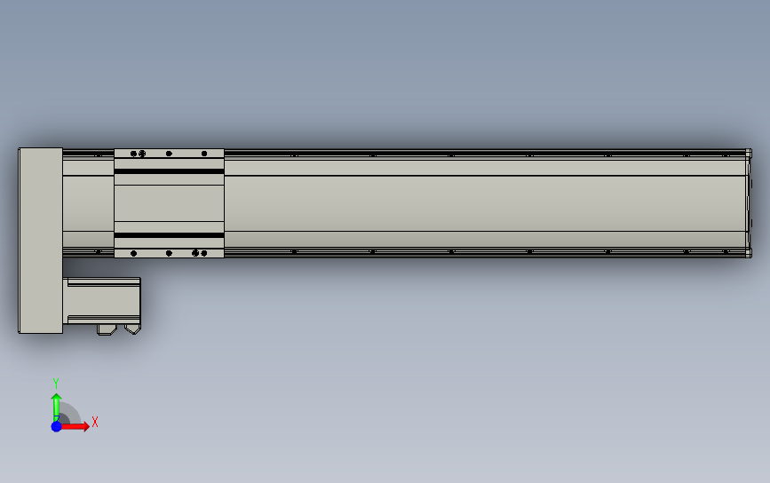 TRH14-L10-S600-B-P40直线模组_STEP_模型图纸下载 – 懒石网