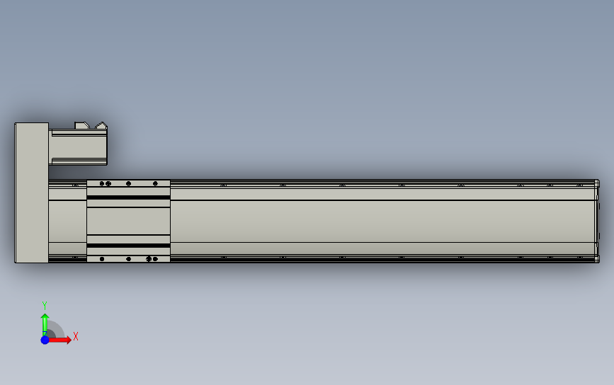 TRH14-L10-S650-C-P40直线模组_STEP_模型图纸下载 – 懒石网