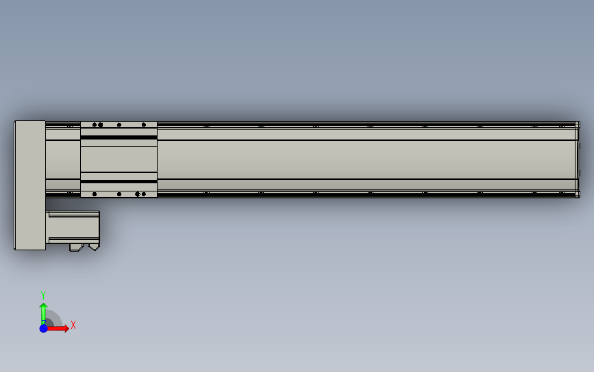TRH14-L10-S700-B-P40直线模组_STEP_模型图纸下载 – 懒石网