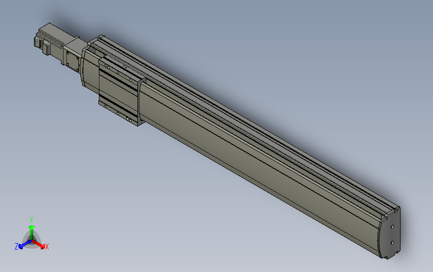 TRH14-L10-S800-A-P40直线模组_STEP_模型图纸下载 – 懒石网