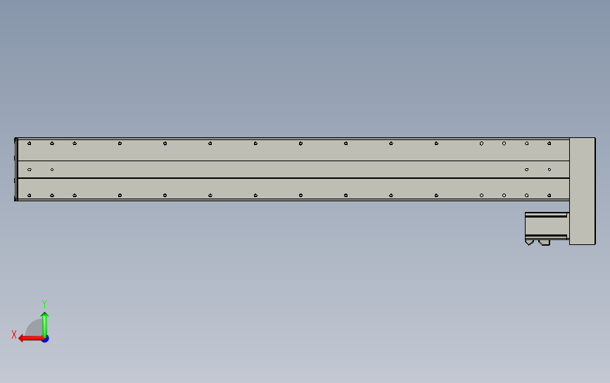 TRH14-L10-S950-B-P40直线模组_STEP_模型图纸下载 – 懒石网