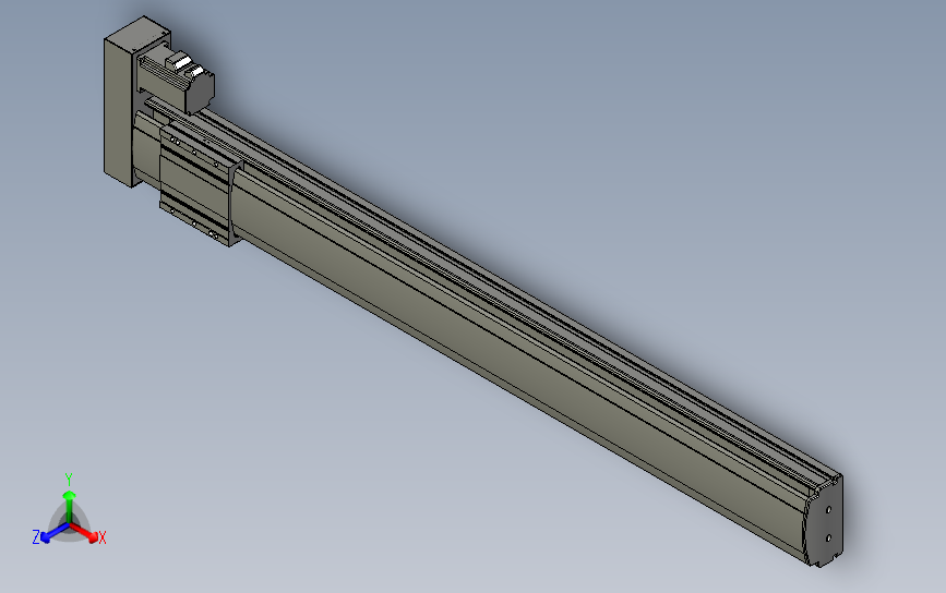 TRH14-L10-S1100-C-P40直线模组_STEP_模型图纸下载 – 懒石网