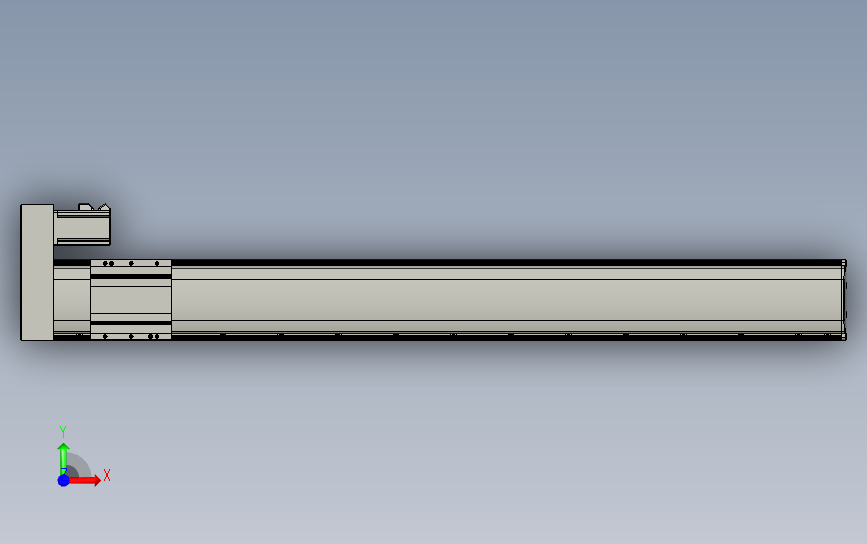 TRH14-L10-S1100-C-P40直线模组_STEP_模型图纸下载 – 懒石网