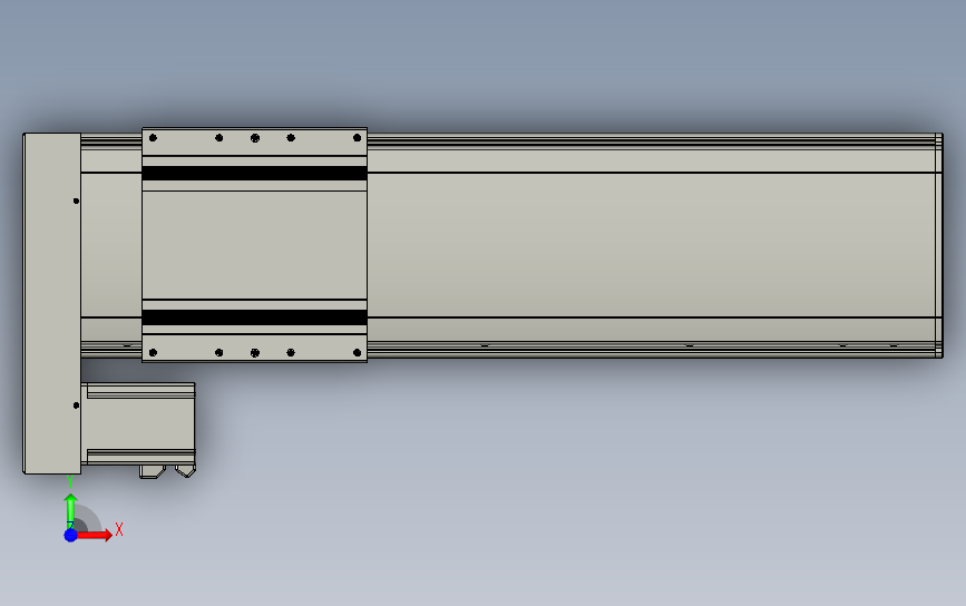 TRH22-L10-S500-B-P75直线模组_STEP_模型图纸下载 – 懒石网