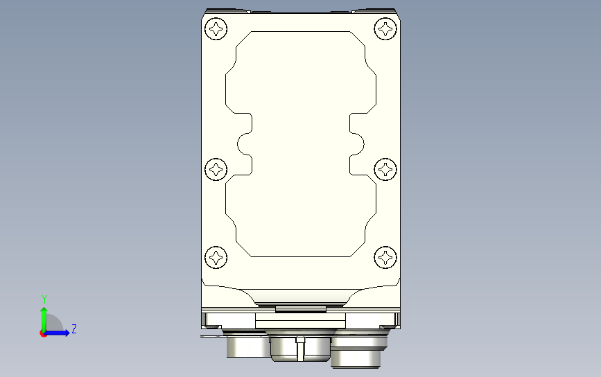条码读取器SR-2000_STEP_模型图纸下载 – 懒石网