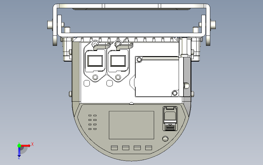 安全激光扫描仪SZ-VB02_V32N_X系列_STEP_模型图纸下载 – 懒石网