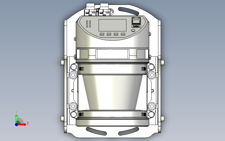 安全激光扫描仪SZ-VB02_V32N_X系列_STEP_模型图纸下载 – 懒石网