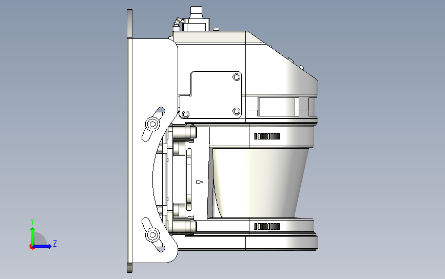 安全激光扫描仪SZ-VB02_V32N_X系列_STEP_模型图纸下载 – 懒石网