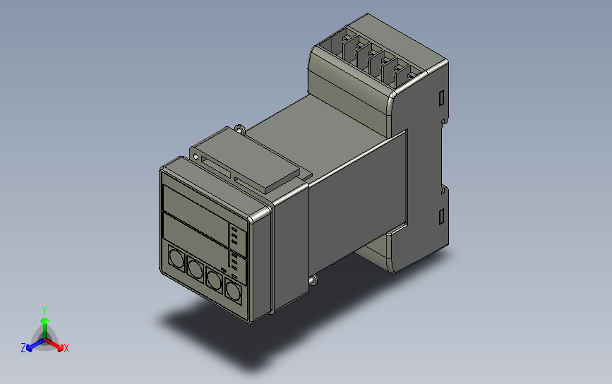 中大型PLC 连接器KL-2TF系列_STEP_模型图纸下载 – 懒石网