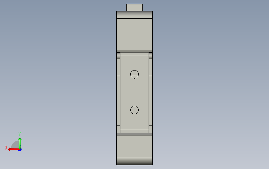 中大型PLC 连接器KL-B1系列 背面视图