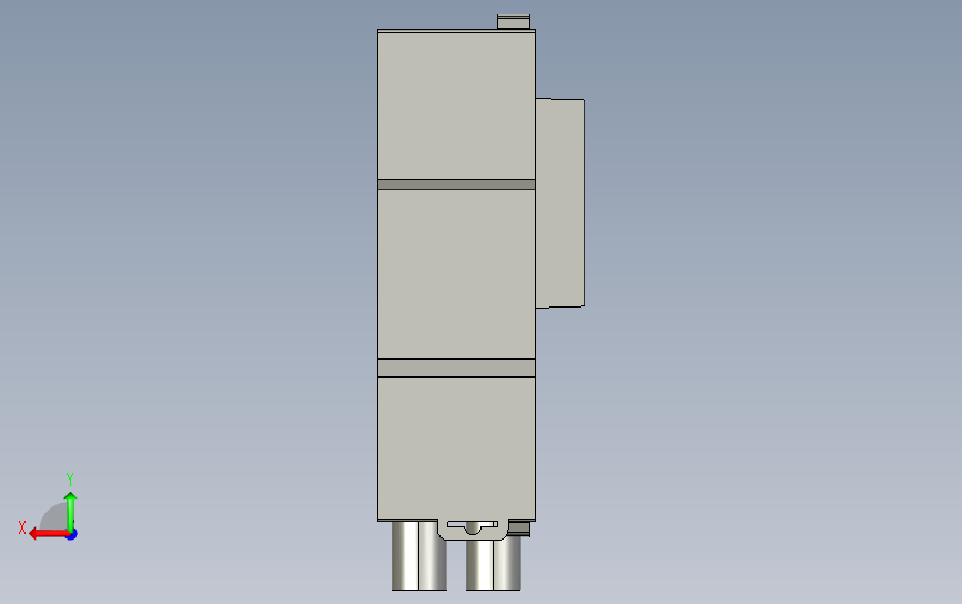 中大型PLC 连接器KV-C32XTD系列 背面视图