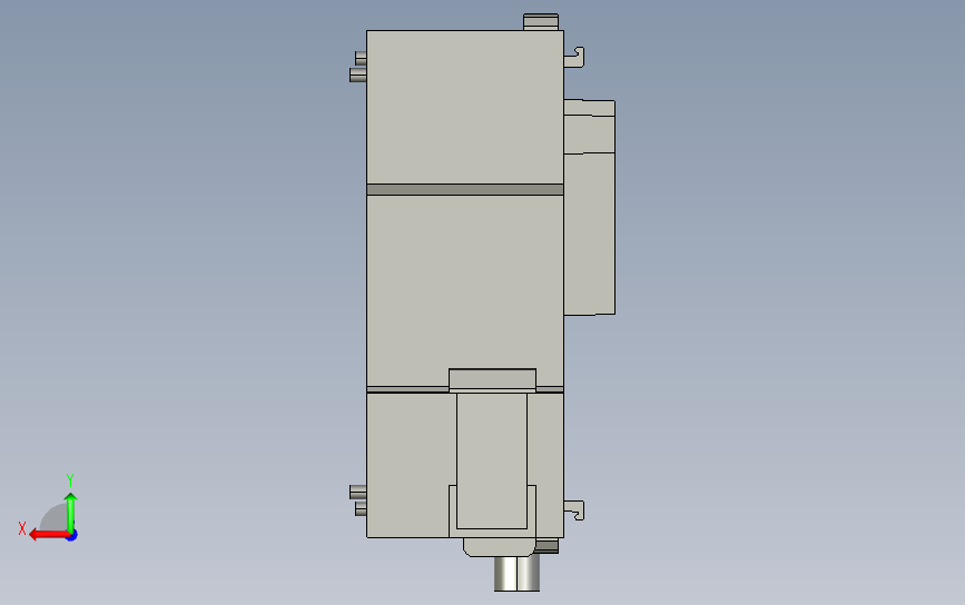 中大型PLC 连接器KV-MC20V系列 背面视图
