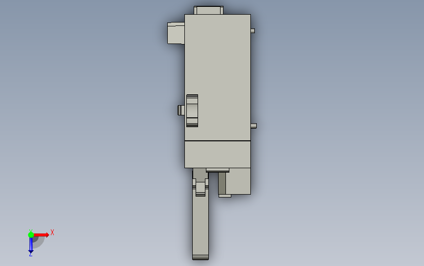中大型PLC 连接器KV-MC20V系列 俯视图