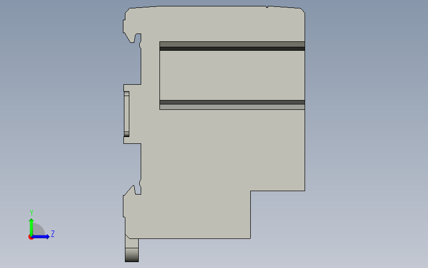 中大型PLC 连接器KV-RC16BX(T)_BT_8BXT系列 左侧视图