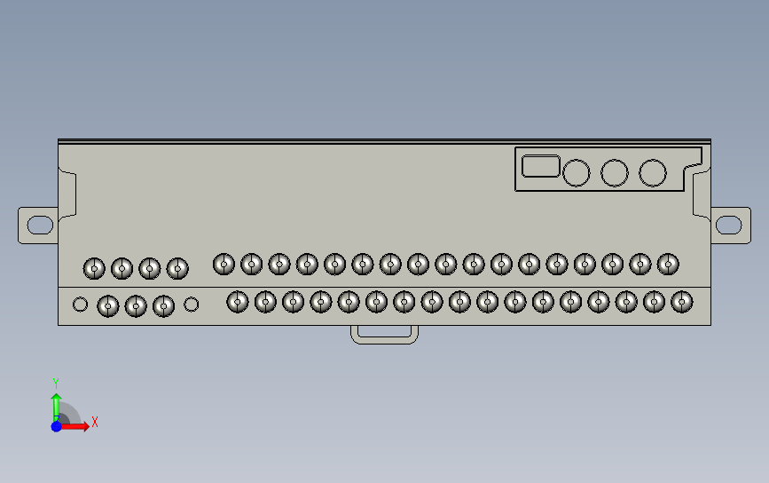 中大型PLC 连接器KV-RC16BX(T)_BT_8BXT系列 正面视图