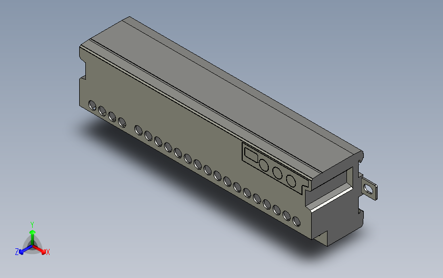 中大型PLC 连接器KV-RC16BX(T)_BT_8BXT系列 主视图