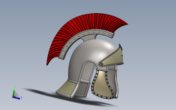 古代欧洲战士头盔