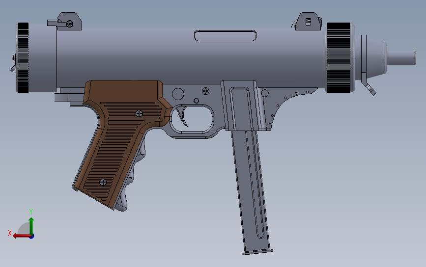 beretta-mp-12 背面视图