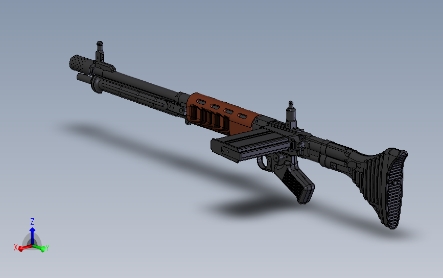 fallschirmjagergewehr-fg-42 主视图