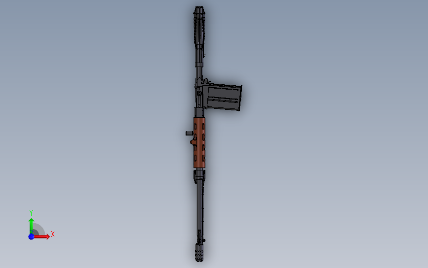 fallschirmjagergewehr-fg-42 正面视图